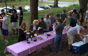 Ice cream social for all summer research students
