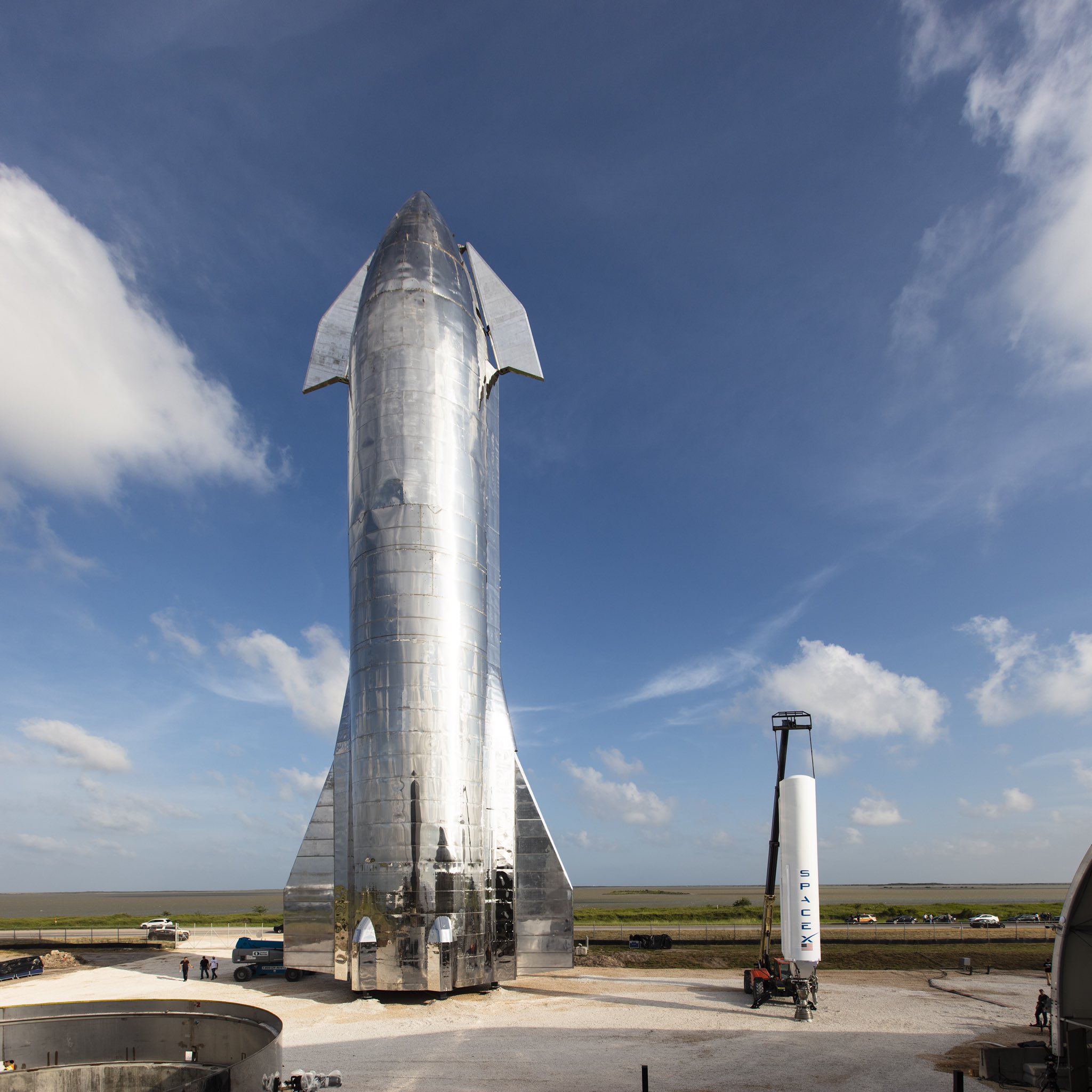 SpaceX Stainless Steel Starship Prototype