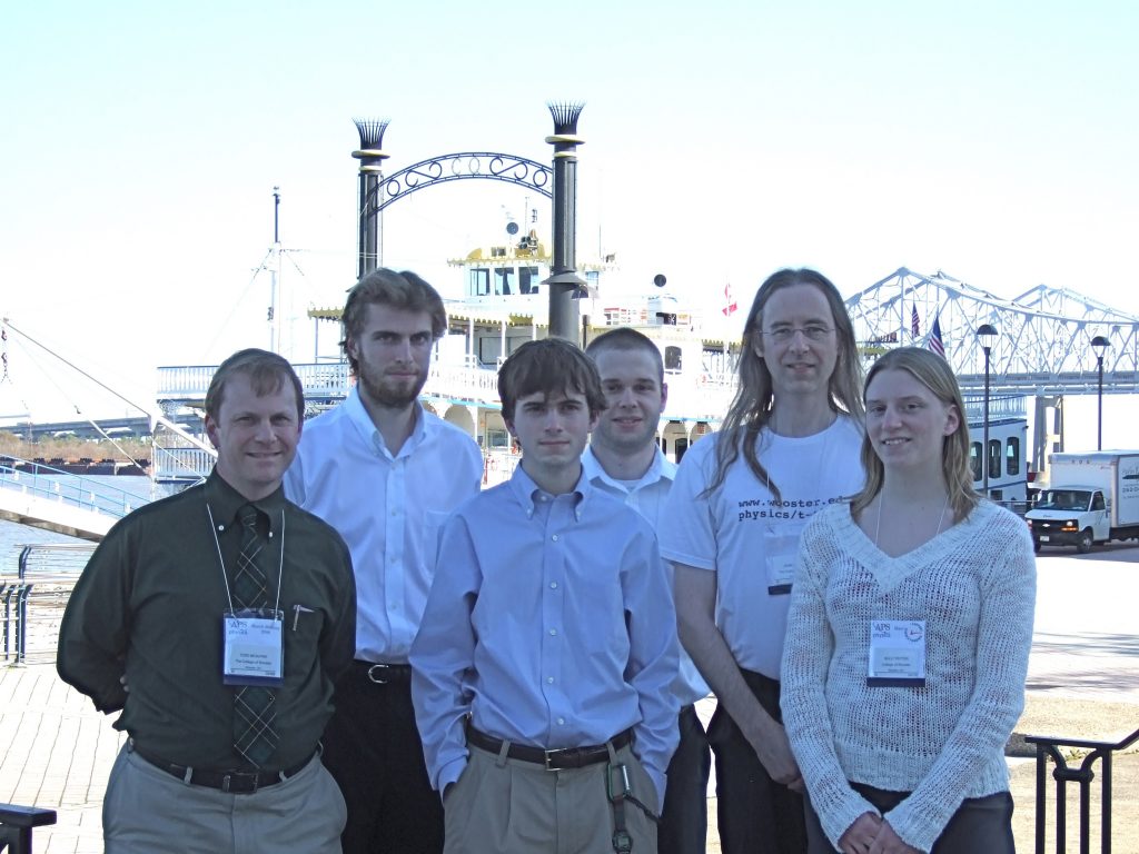  Group photo of Wooster Physics at the March 2008 APS meeting