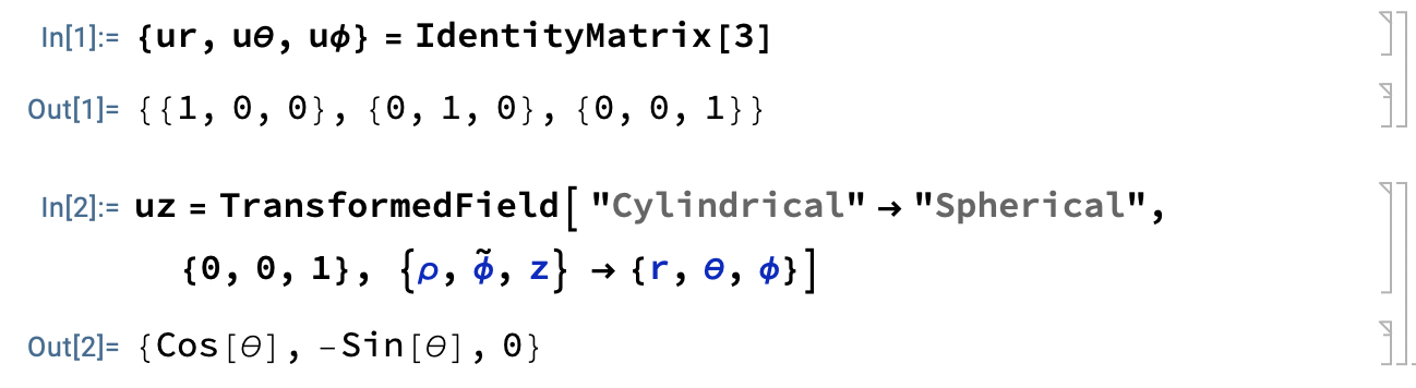 Mathematica coordinates
